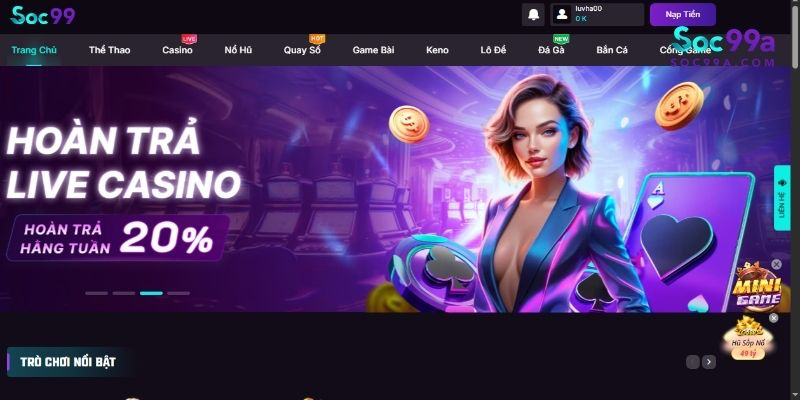 Nhà cái uy tín Soc99
